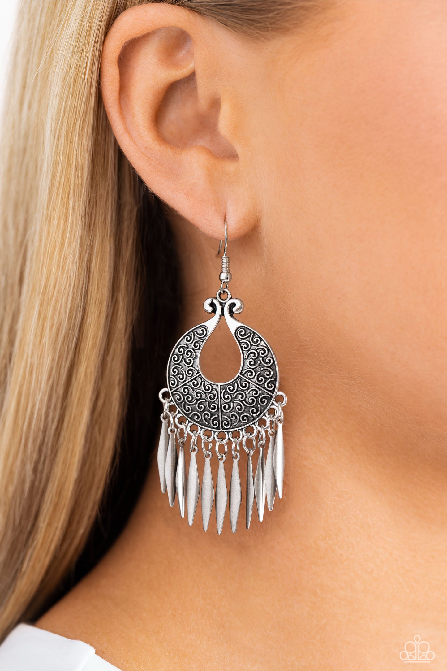 Paparazzi Accessories ❤️Tribal Charm - Silver by Lady Sassy