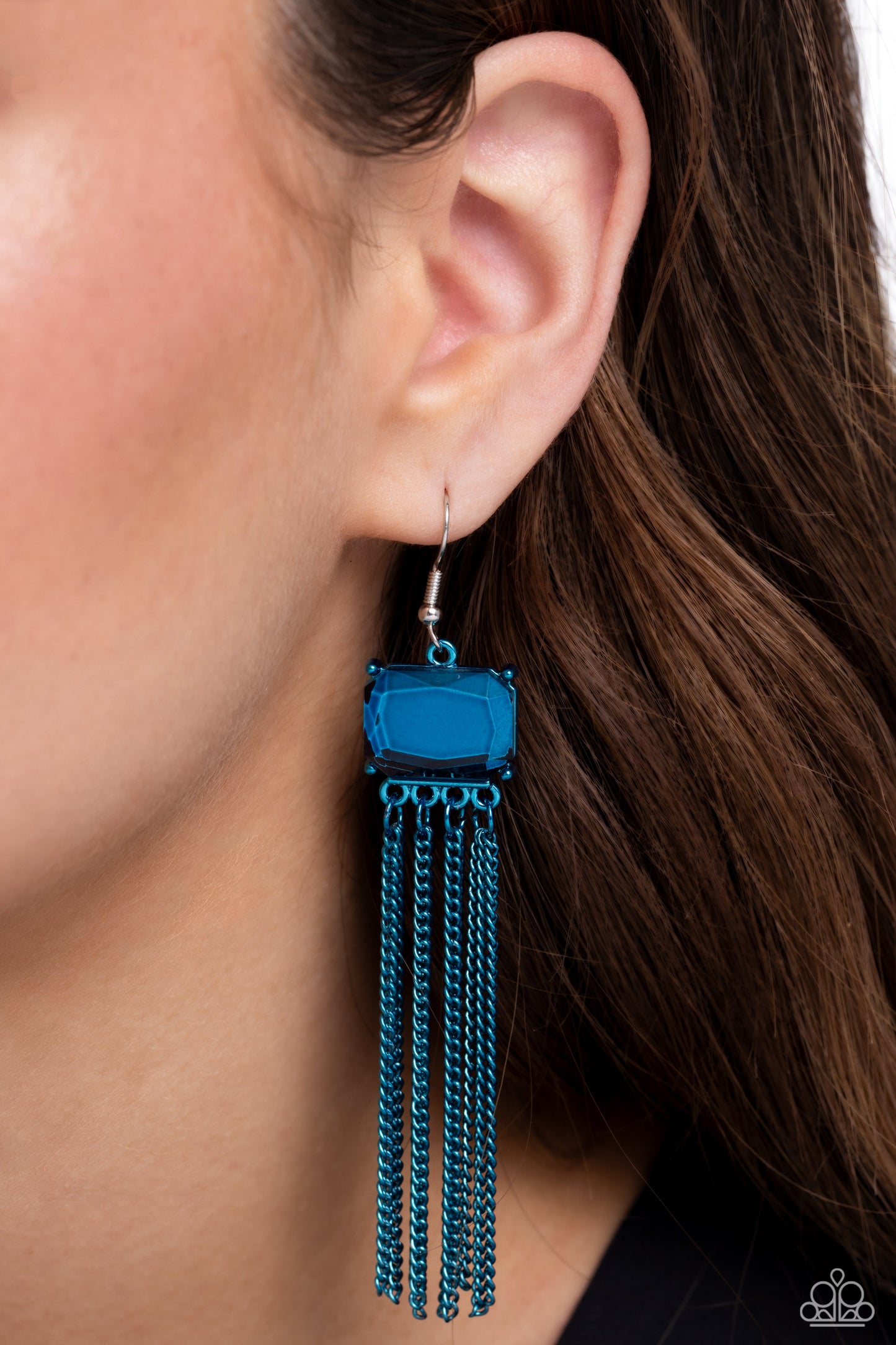 Paparazzi Accessories ❤️Dreaming Of TASSELS - Blue by Lady Sassy