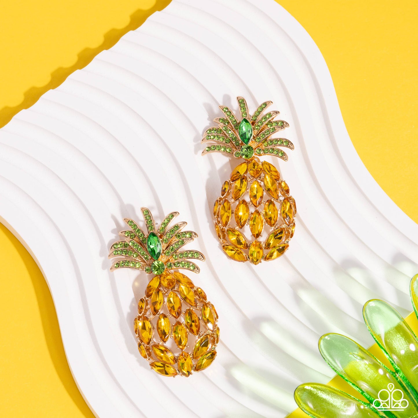 Paparazzi Accessories ❤️Pineapple Pizzazz - Yellow by Lady Sassy