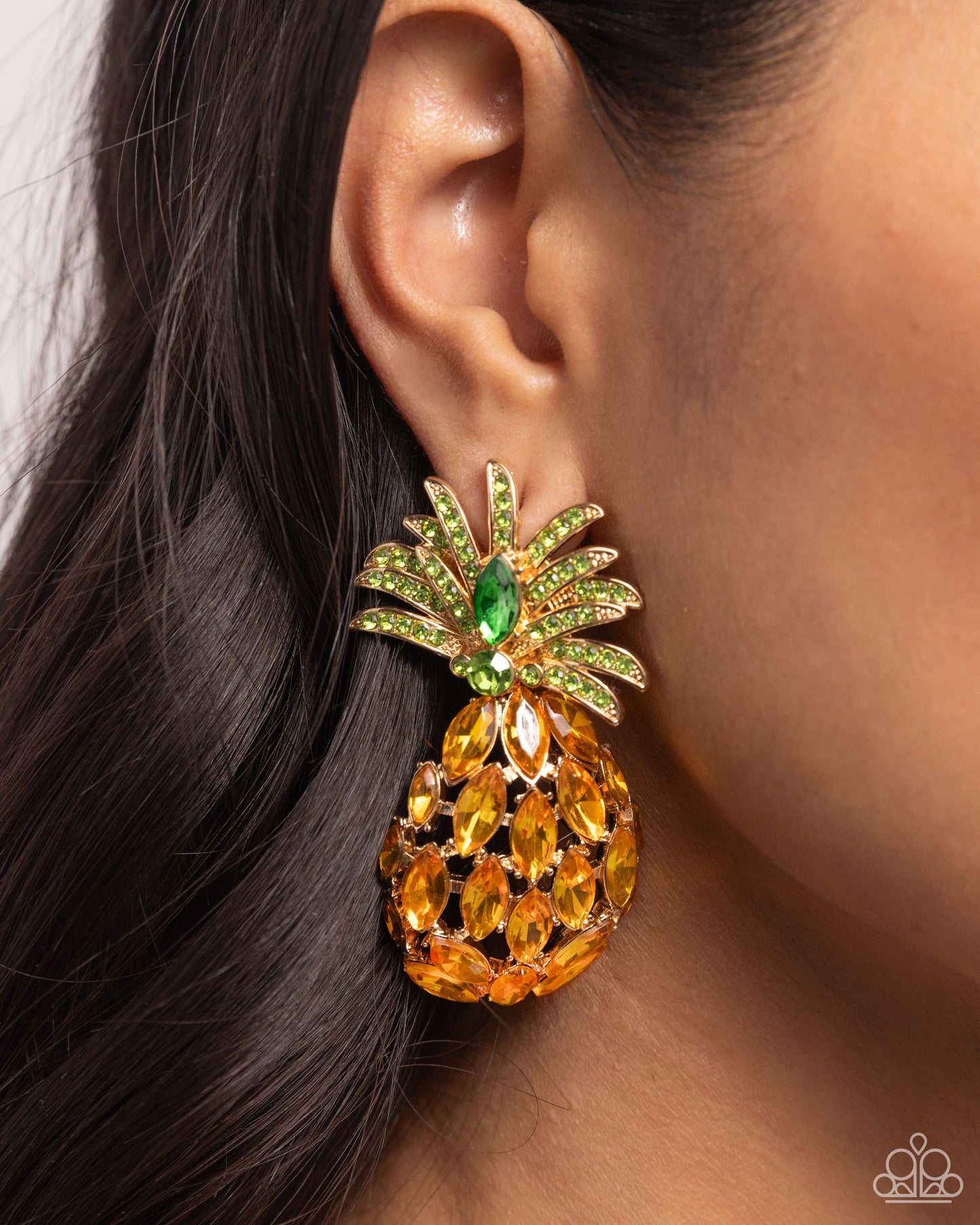 Paparazzi Accessories ❤️Pineapple Pizzazz - Yellow by Lady Sassy