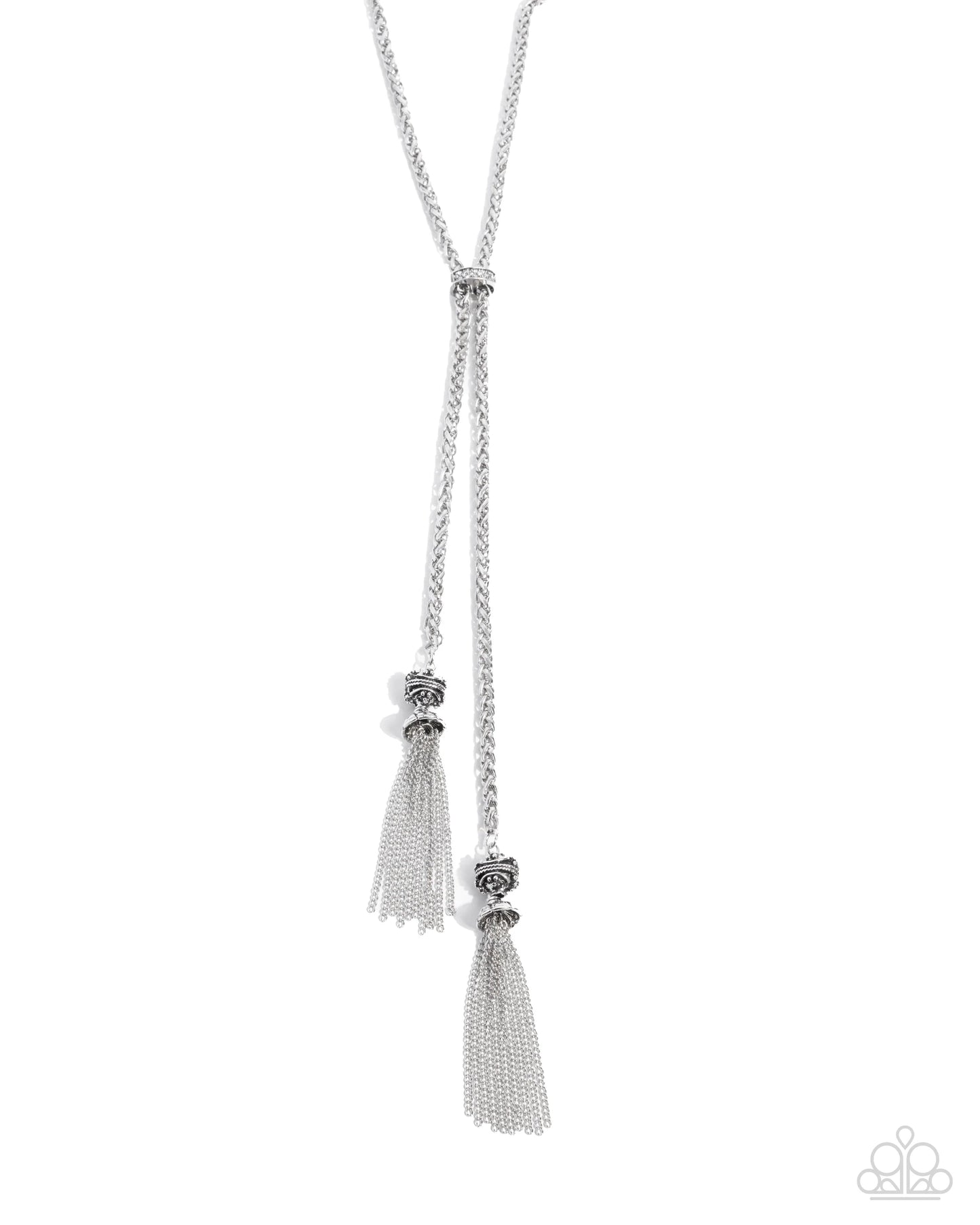 Paparazzi Accessories ❤️Tassel Transit - White by Lady Sassy