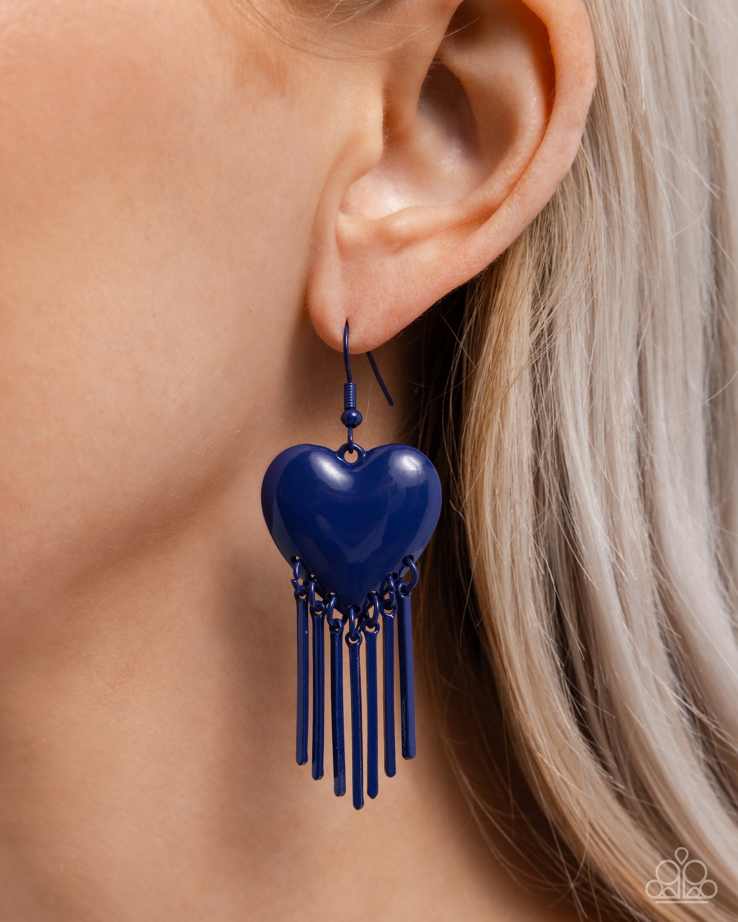 Paparazzi Accessories ❤️Flirty Fringe - Blue by Lady Sassy