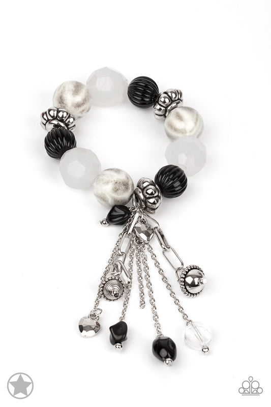 shop-sassy-affordable- elegant-black-and-white-blockbuster-bracelet-paparazzi-accessories