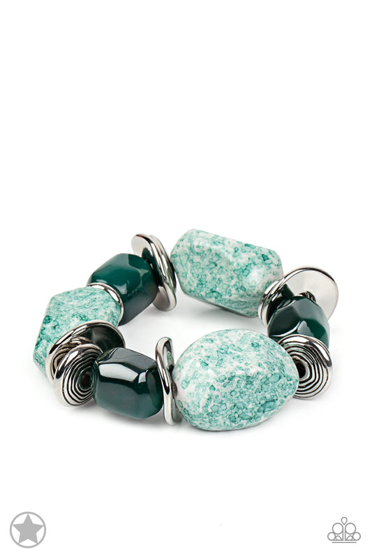 shop-sassy-affordable- chunky-blue-glaze-blockbuster-bracelet-paparazzi-accessories