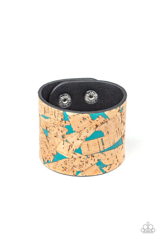 shop-sassy-affordable- cork-congo-blue-paparazzi-accessories