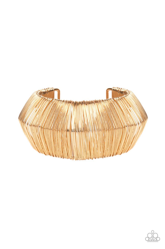 shop-sassy-affordable- wild-about-wire-gold-paparazzi-accessories