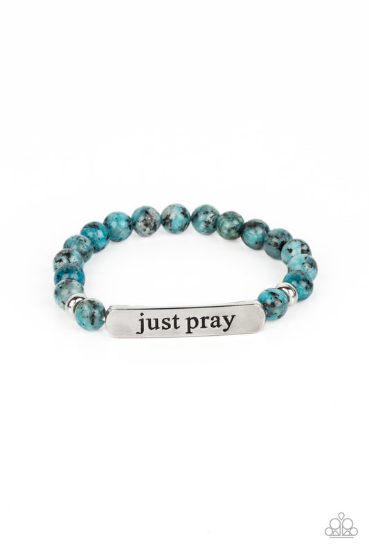 shop-sassy-affordable- just-pray-blue-paparazzi-accessories